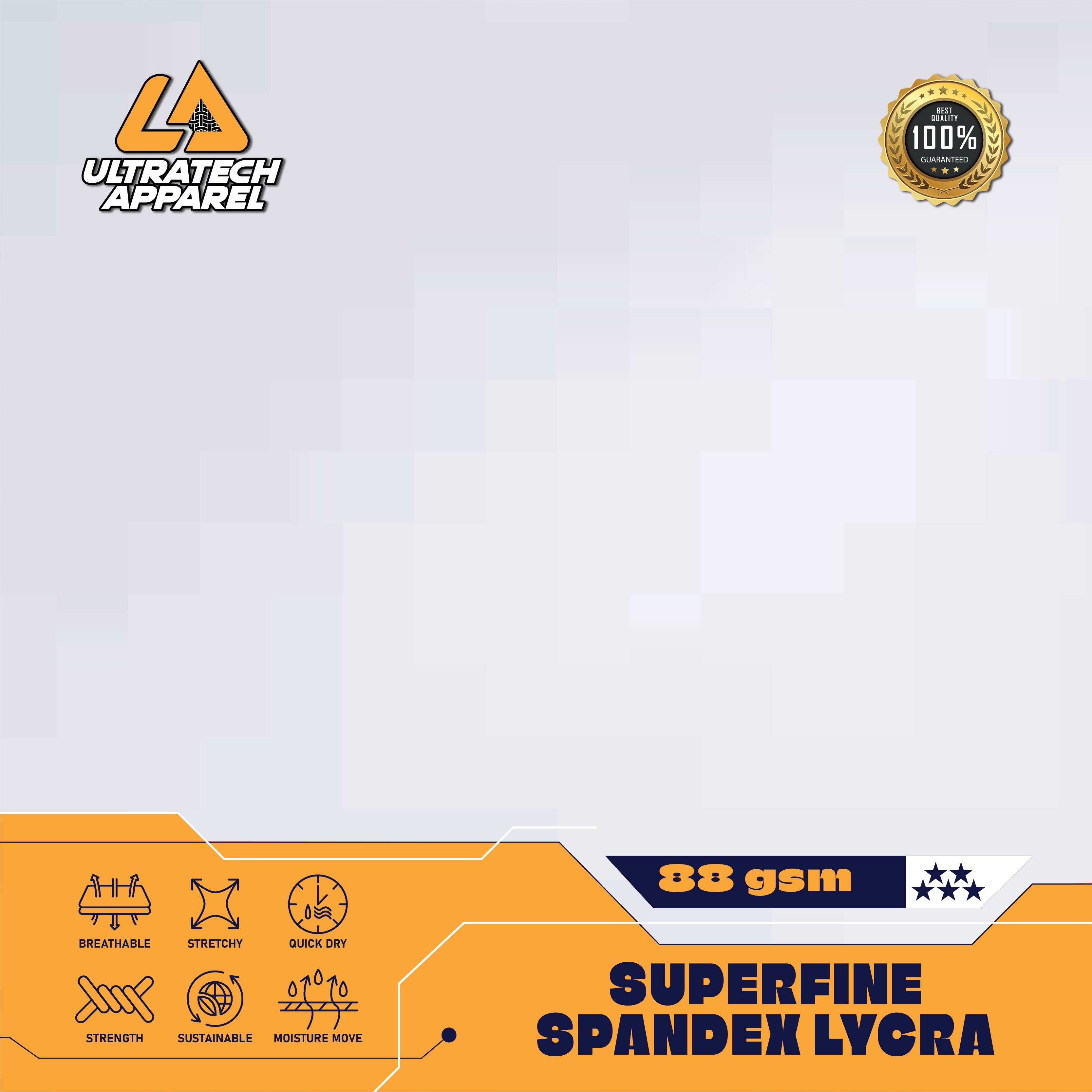 Superfine Spandex Lycra (88GSM)